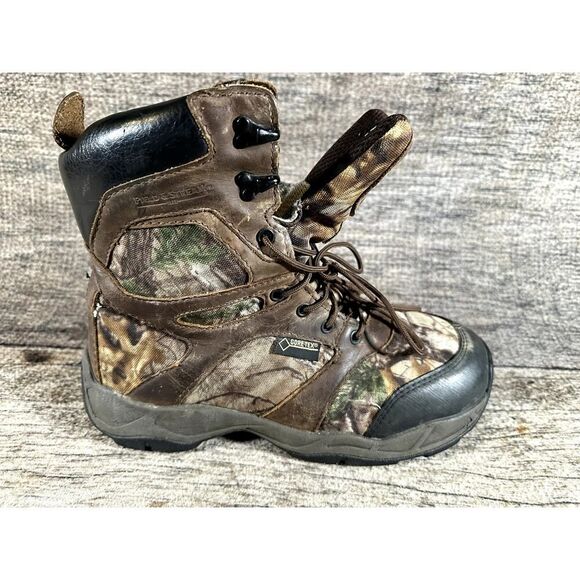 Field and Stream Primaloft 800g Insulation Gore-tex Camo Hunting Boots 9.5 - Picture 6 of 10